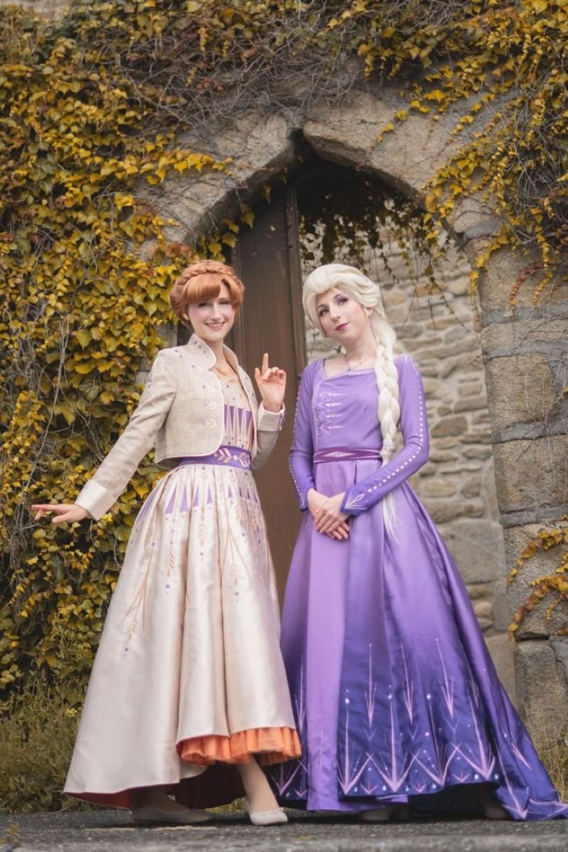 elsa and anna cosplay