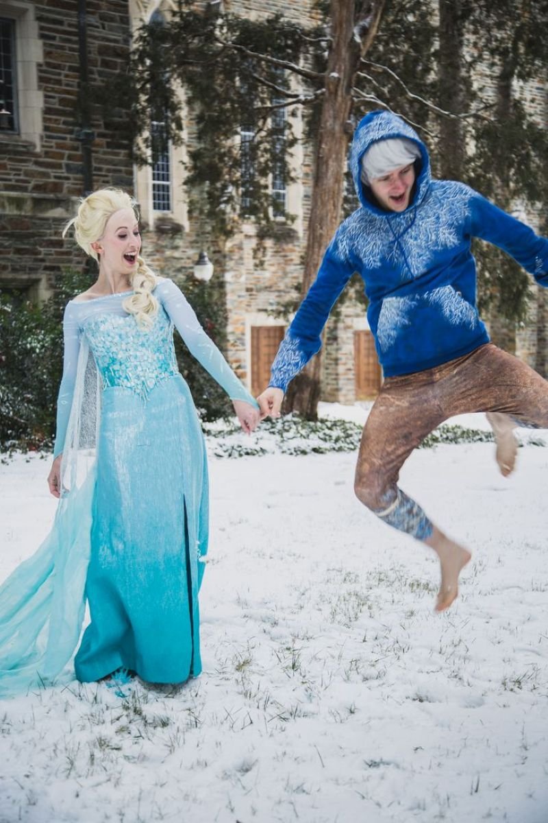 elsa and jack cosplay