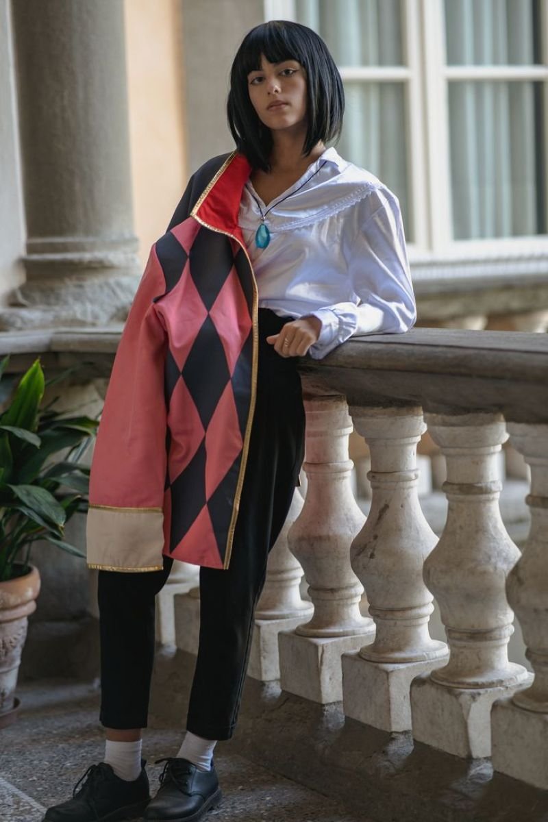 howl cosplay black hair