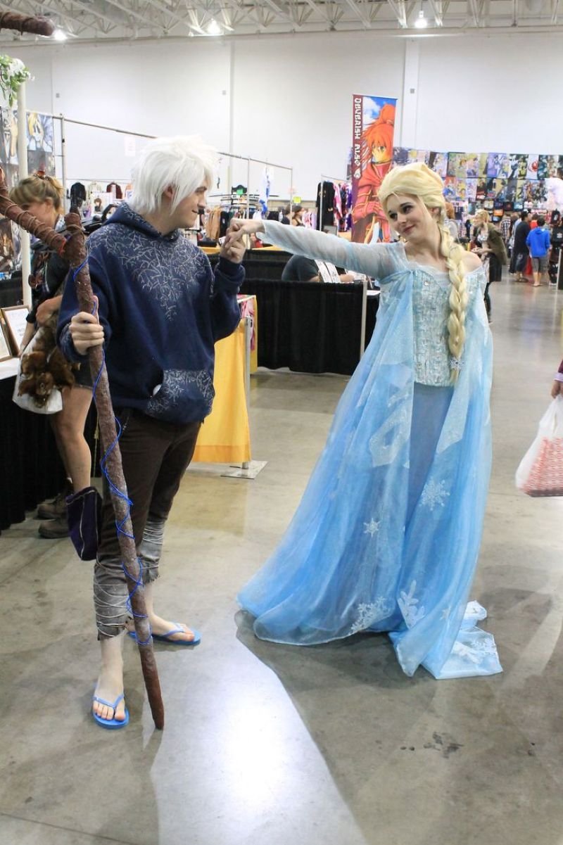 jack and elsa cosplay