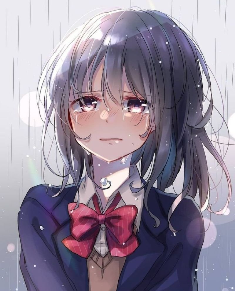 ảnh anime buồn khóc nữ