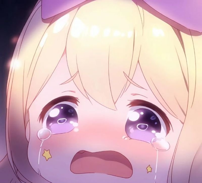 ảnh anime chibi nữ buồn