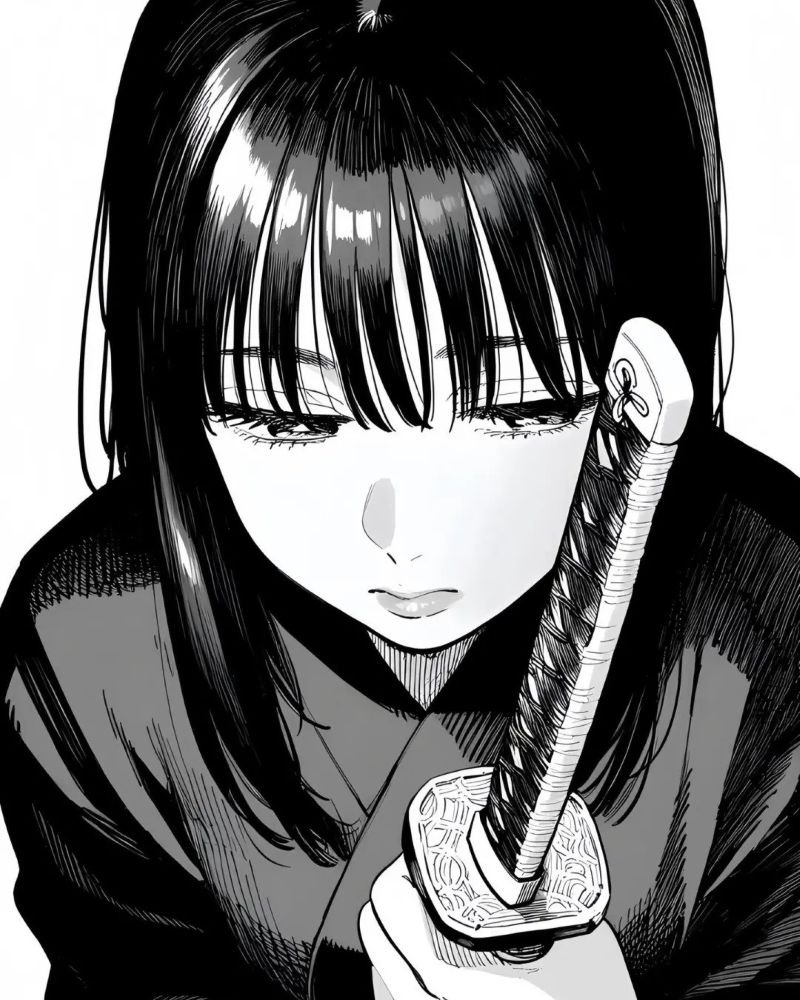 ảnh anime đen trắng (28)