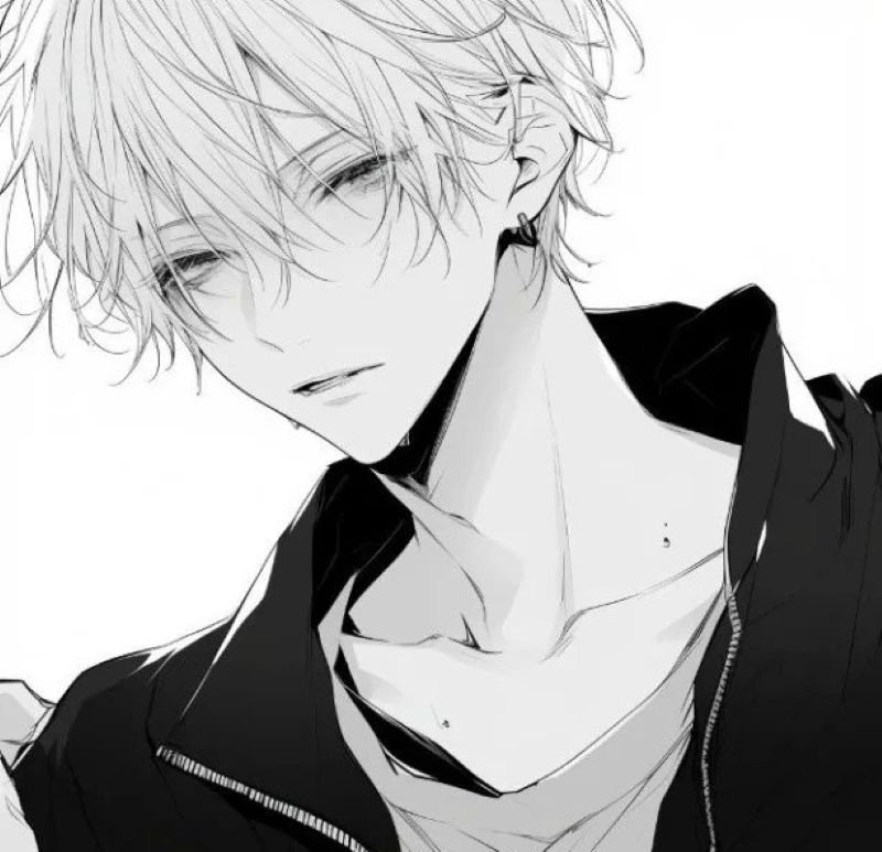 ảnh anime đen trắng (6)