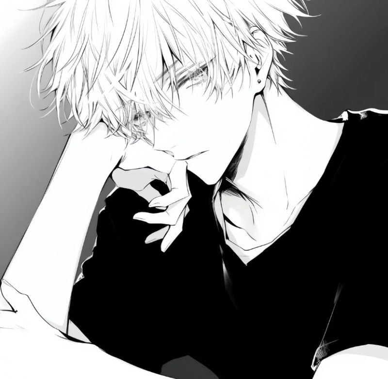 ảnh anime đen trắng (7)