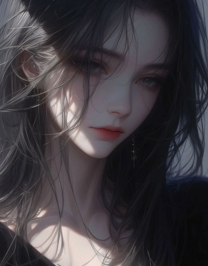 ảnh anime girl lạnh lùng vô cảm (1)