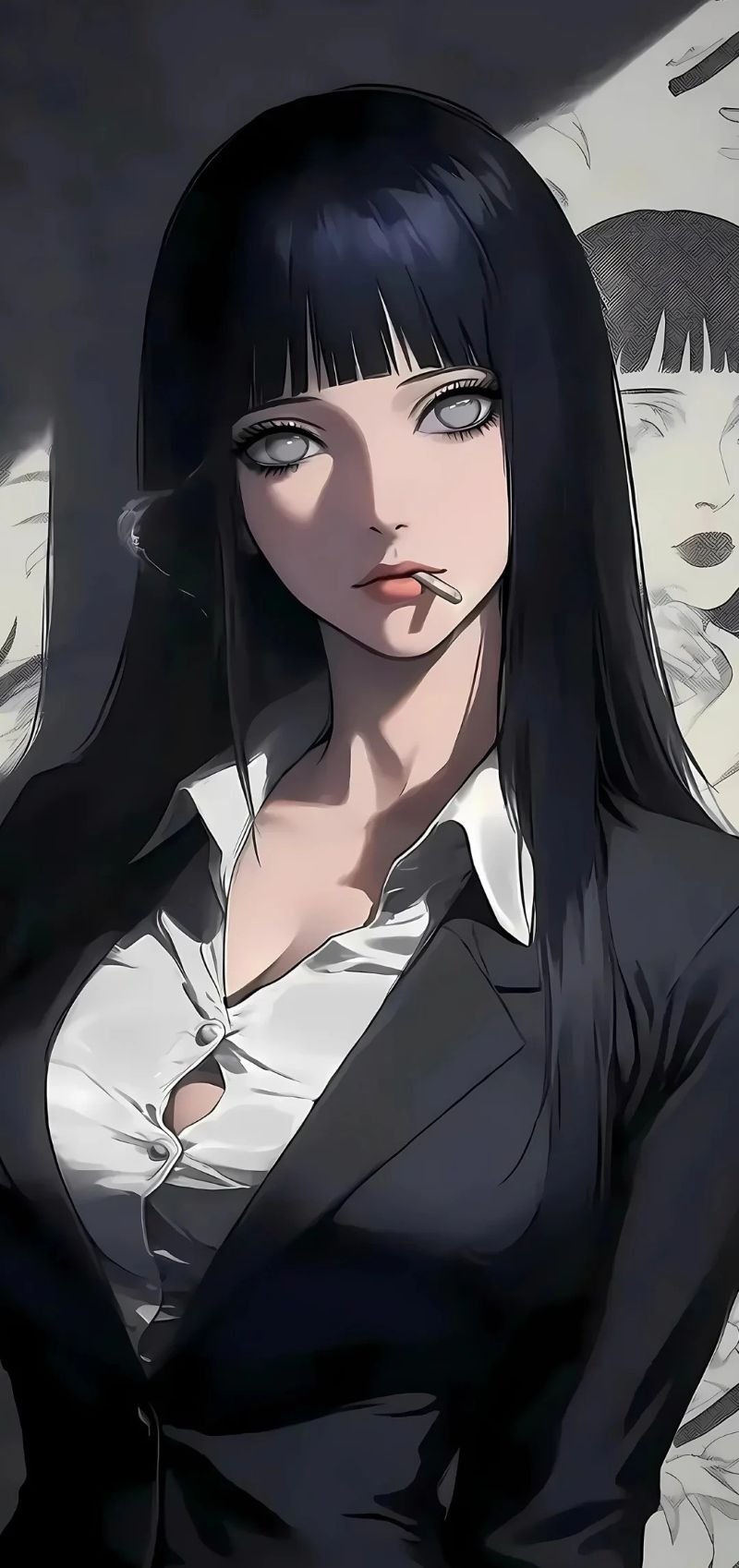 ảnh anime girl lạnh lùng vô cảm (11)