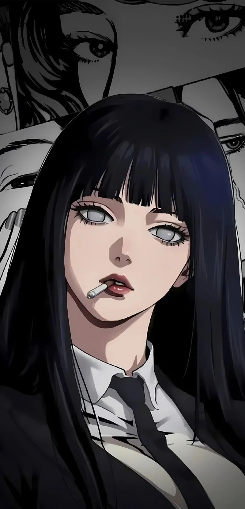 ảnh anime girl lạnh lùng vô cảm (14)