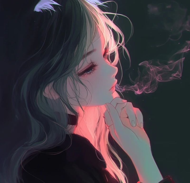 ảnh anime girl lạnh lùng vô cảm (16)