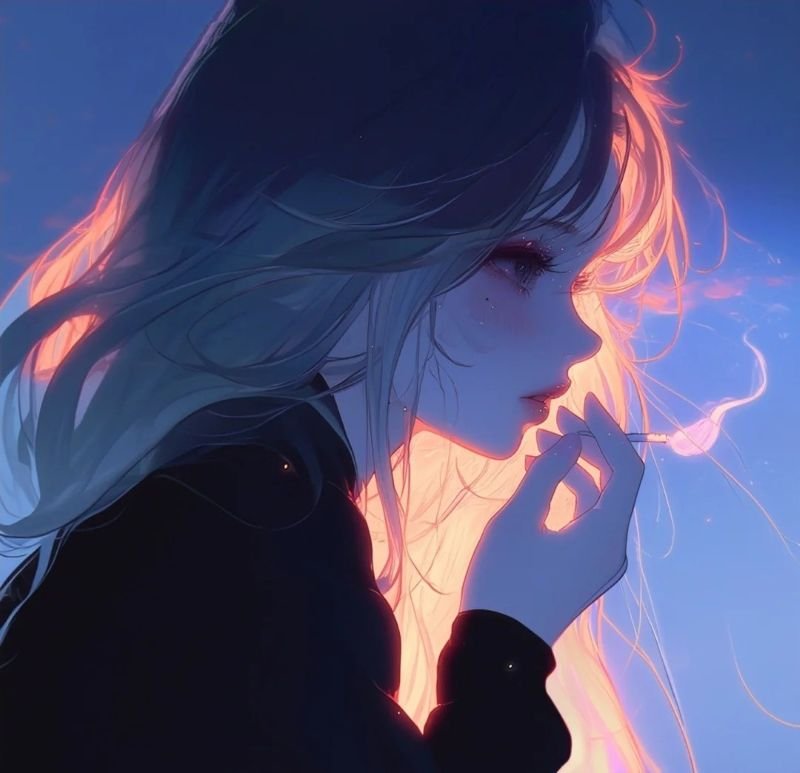 ảnh anime girl lạnh lùng vô cảm (20)