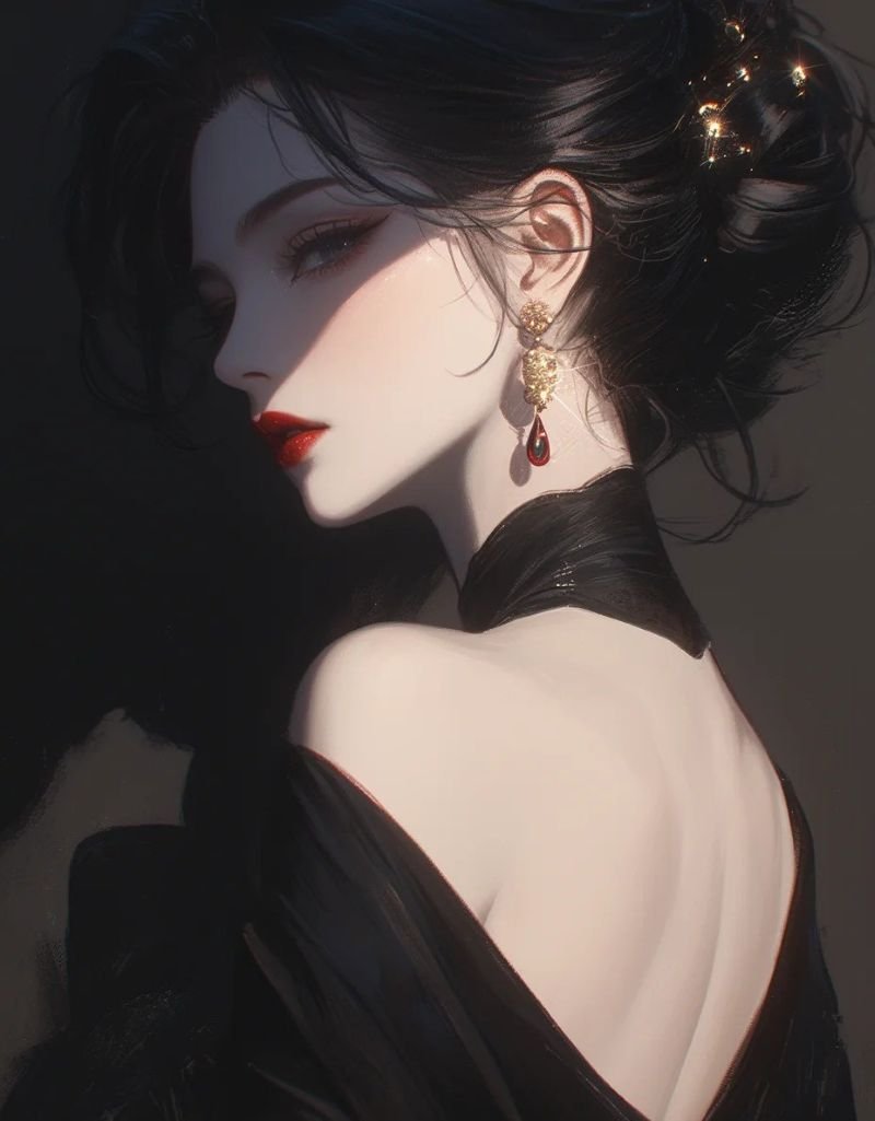 ảnh anime girl lạnh lùng vô cảm (23)