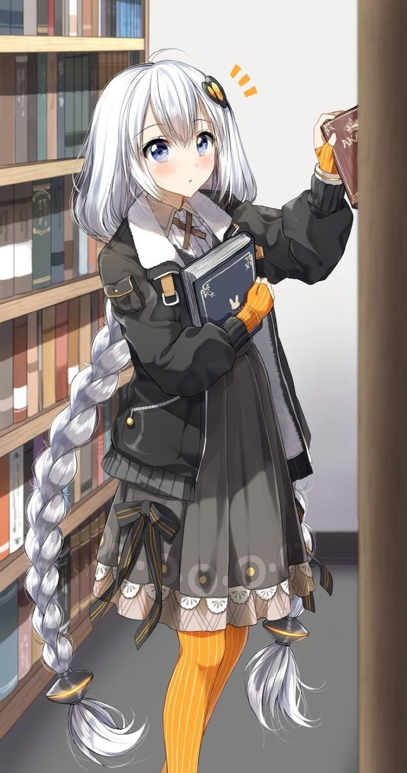 ảnh anime học sinh nữ cute