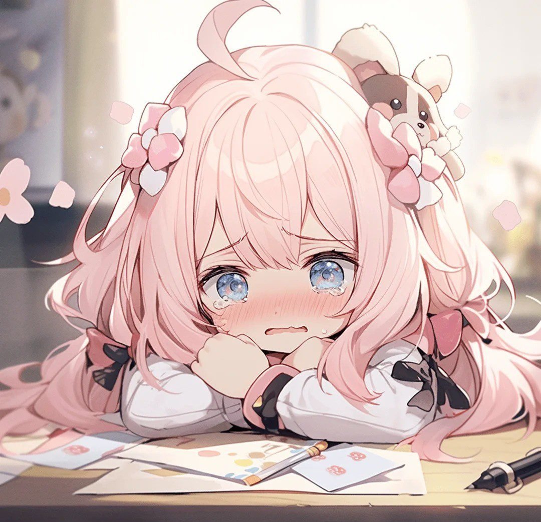 ảnh anime nữ buồn (3)