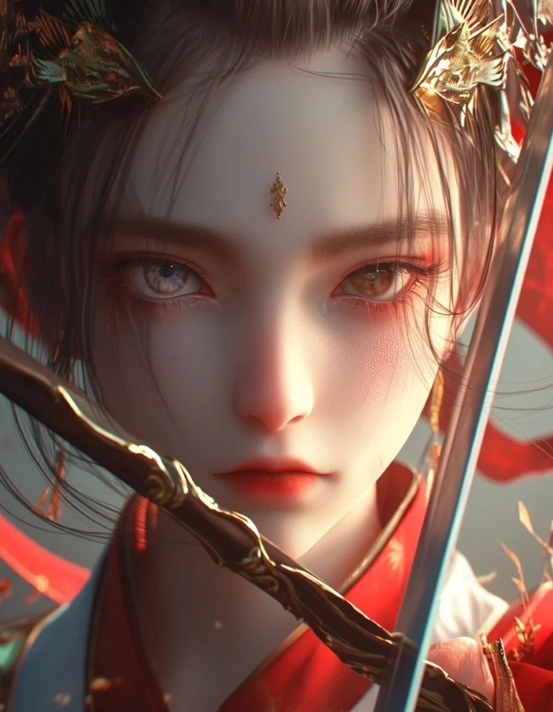 ảnh anime nữ cầm kiếm (29)