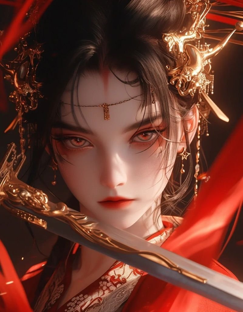 ảnh anime nữ cầm kiếm (30)