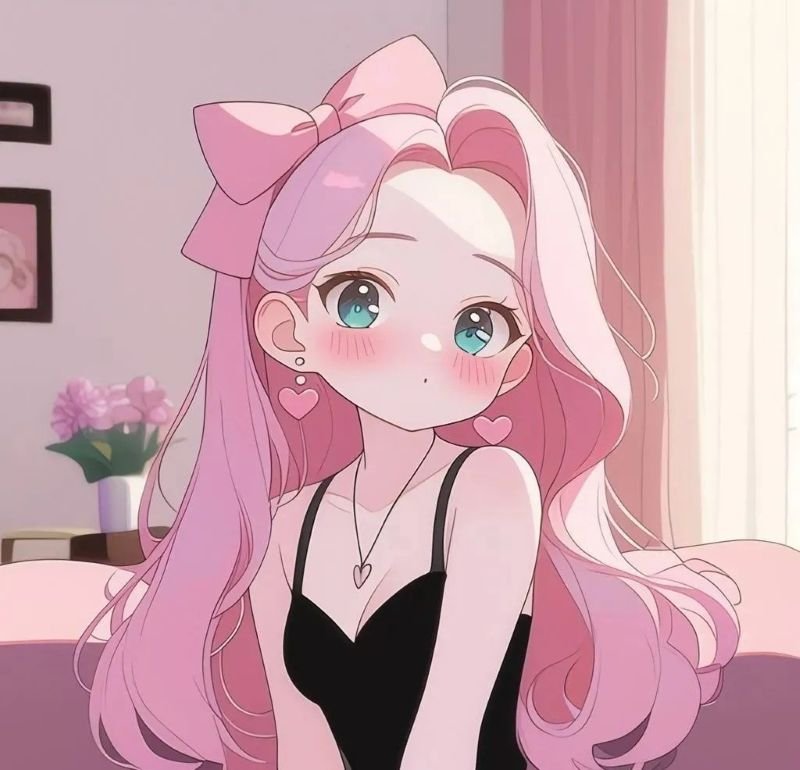 ảnh anime nữ tóc hồng (1)