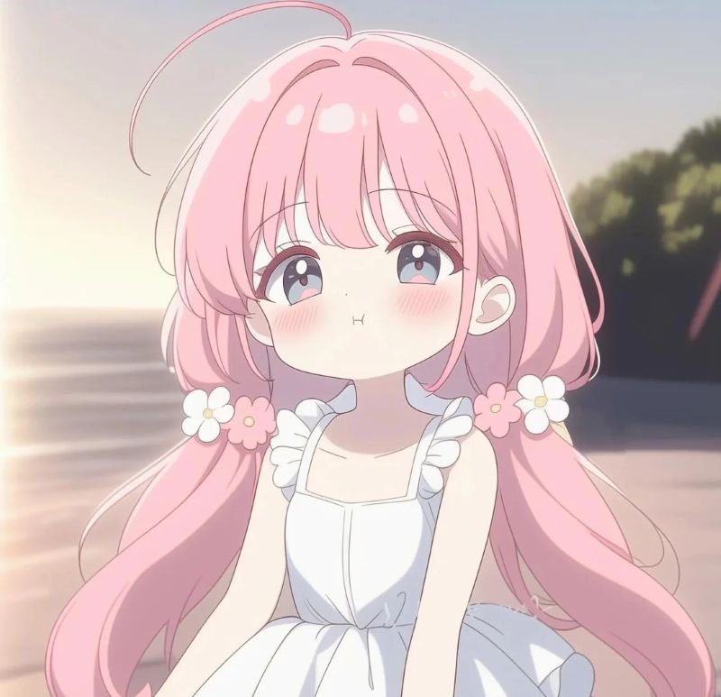 ảnh anime nữ tóc hồng (10)