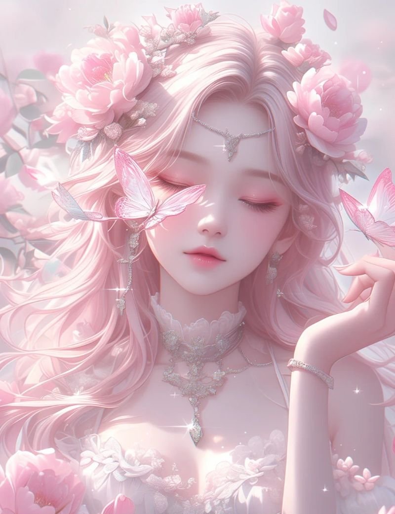 ảnh anime nữ tóc hồng (19)