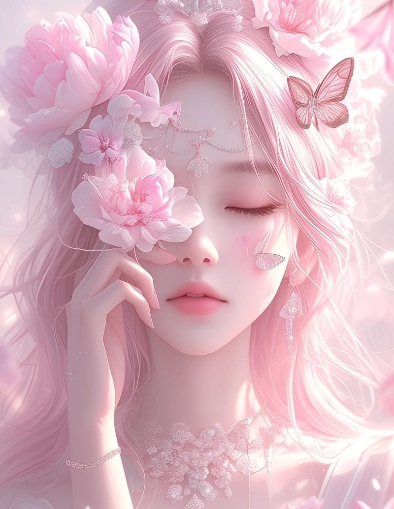 ảnh anime nữ tóc hồng (21)