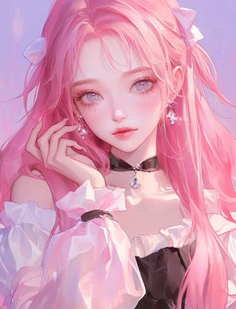 ảnh anime nữ tóc hồng (24)