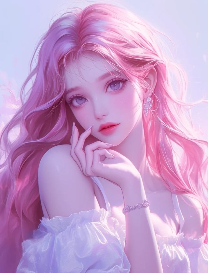 ảnh anime nữ tóc hồng (25)