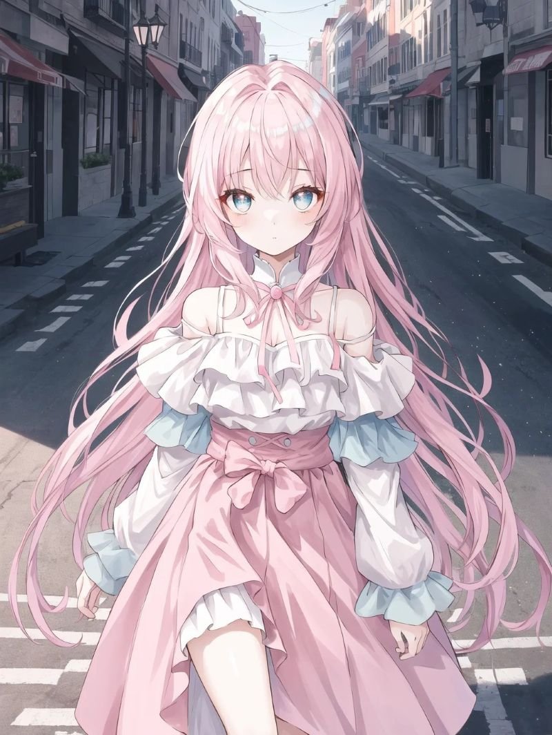 ảnh anime nữ tóc hồng (4)