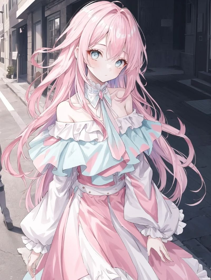 ảnh anime nữ tóc hồng (8)