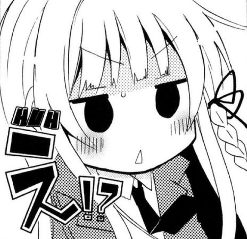 ảnh anime nữ trắng đen (17)