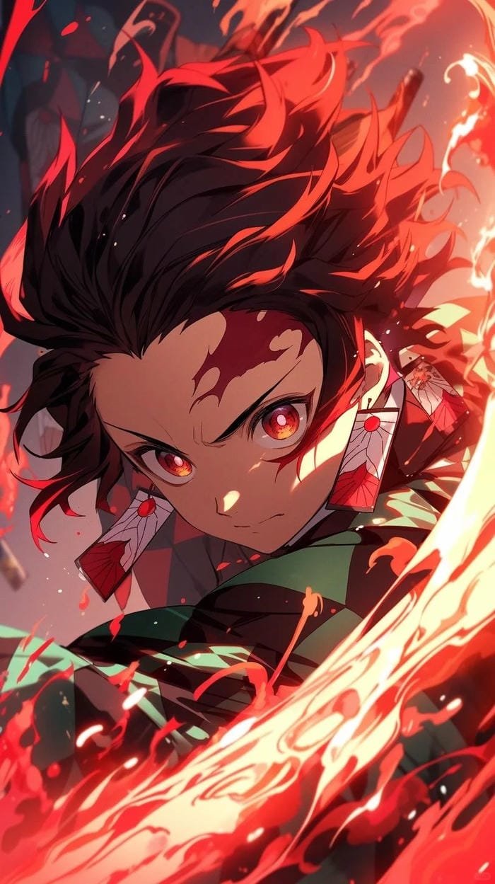 ảnh anime thanh gươm diệt quỷ tanjiro