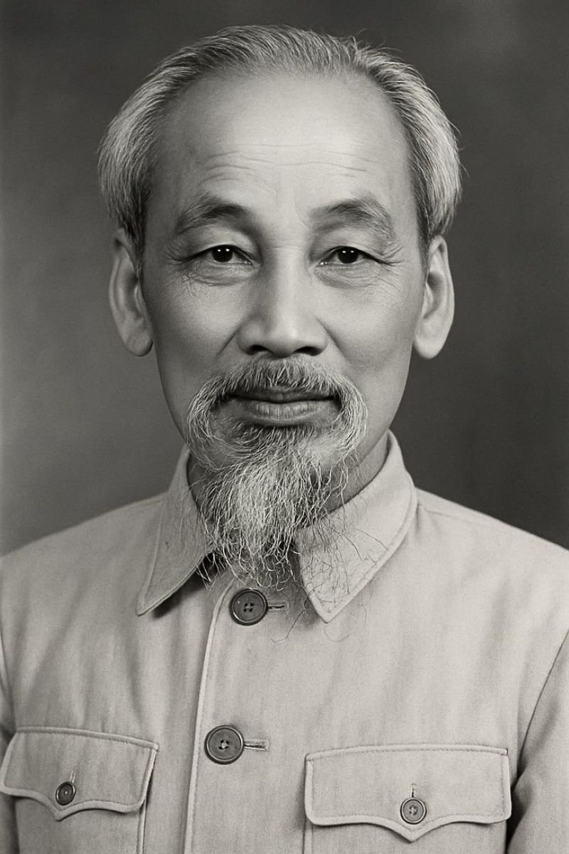 ảnh bác hồ đen trắng (2)