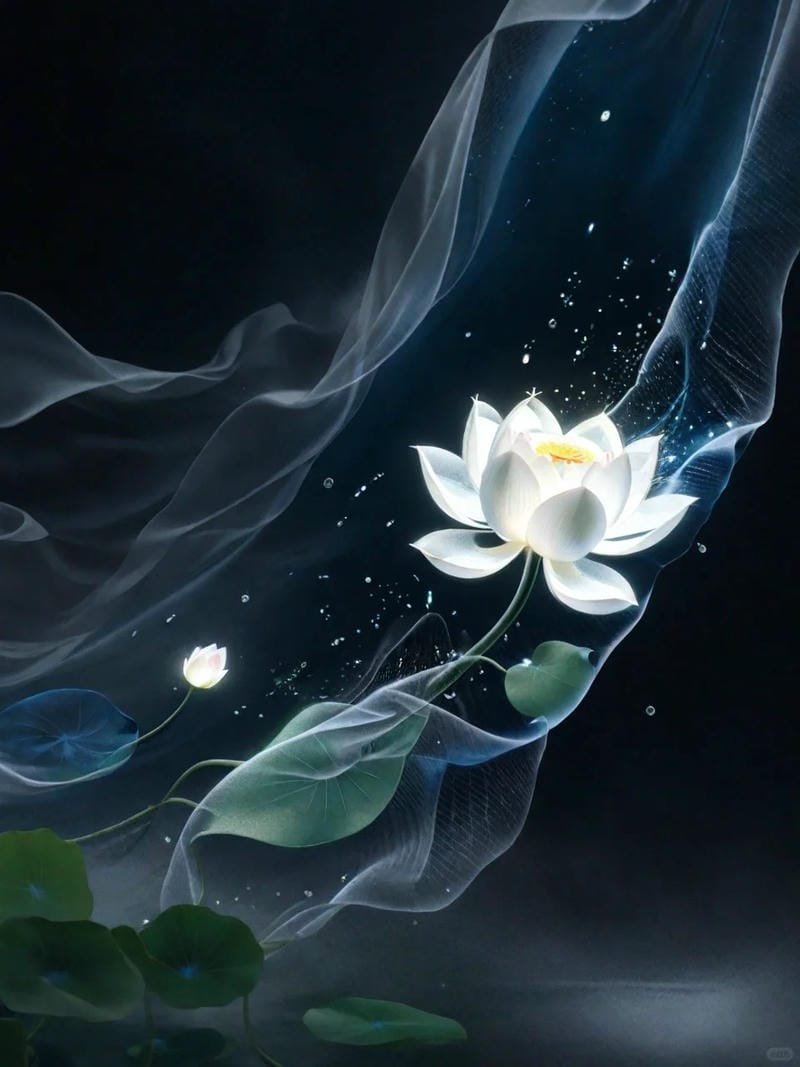 ảnh hoa sen nền đen (7)