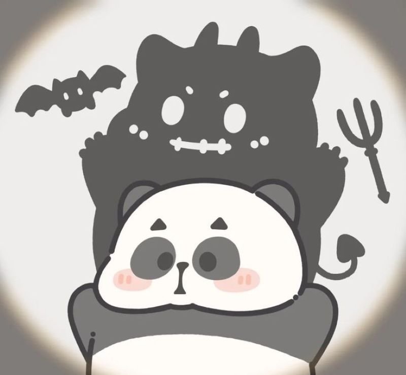 anime avatar ảnh gấu trúc cute chibi (20)