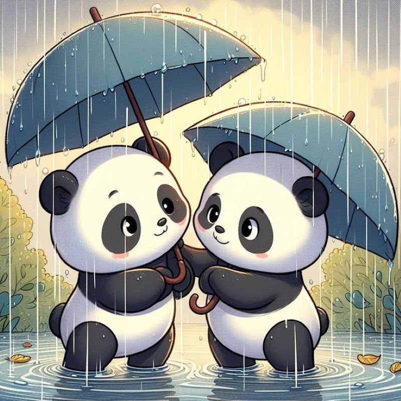 anime avatar ảnh gấu trúc cute chibi (22)