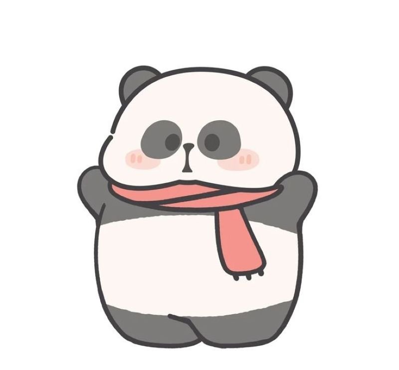 anime avatar ảnh gấu trúc cute chibi (24)