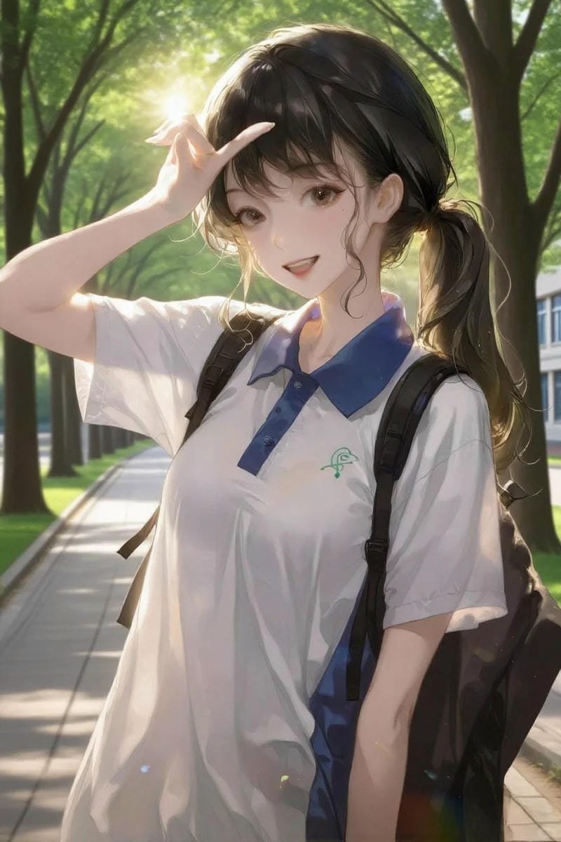 hình ảnh anime nữ học sinh cute (16)