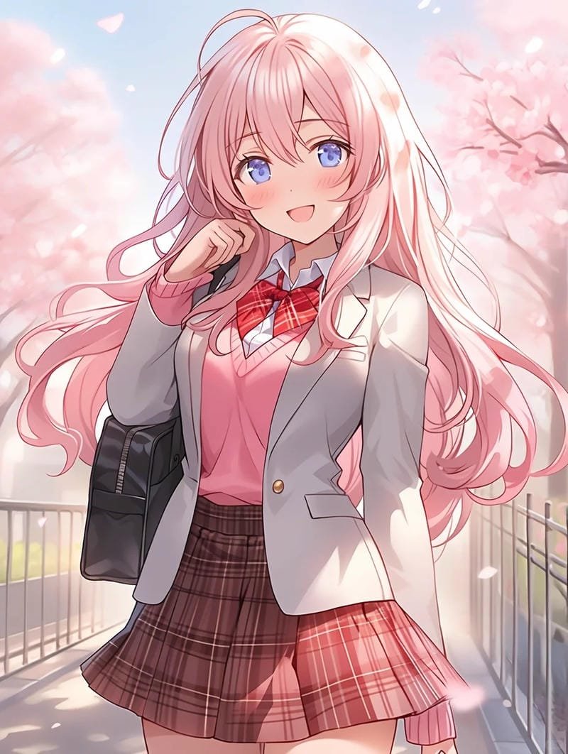 hình ảnh anime nữ học sinh cute (34)