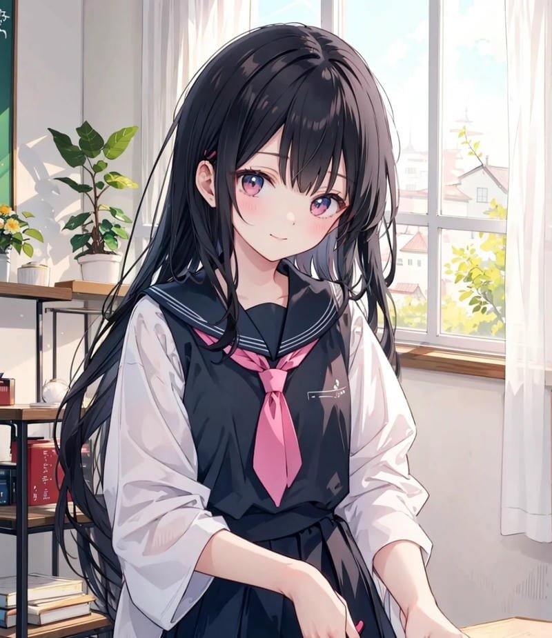 hình ảnh anime nữ học sinh cute (5)