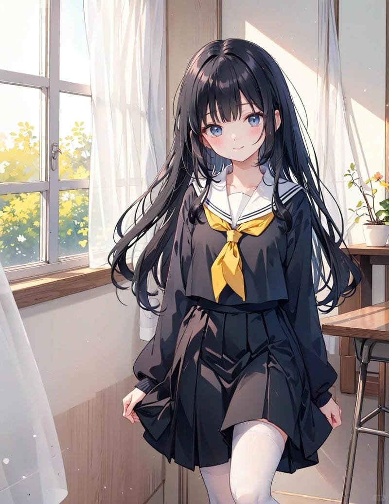 hình ảnh anime nữ học sinh cute (8)