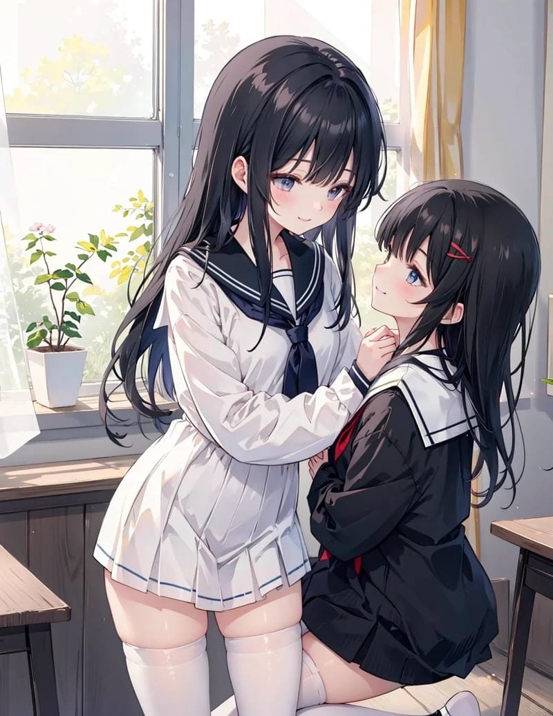 hình ảnh anime nữ học sinh cute (9)