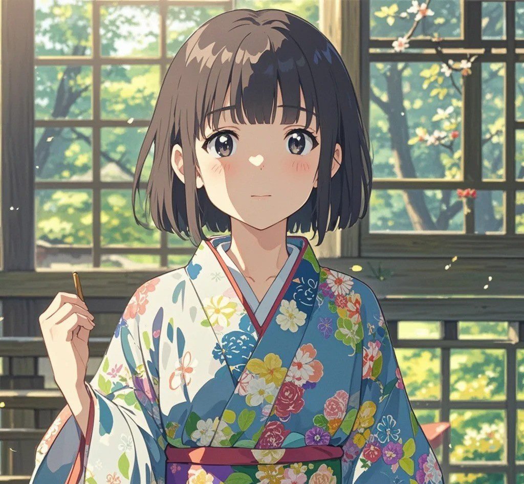 hình ảnh anime nữ mặc kimono (26)