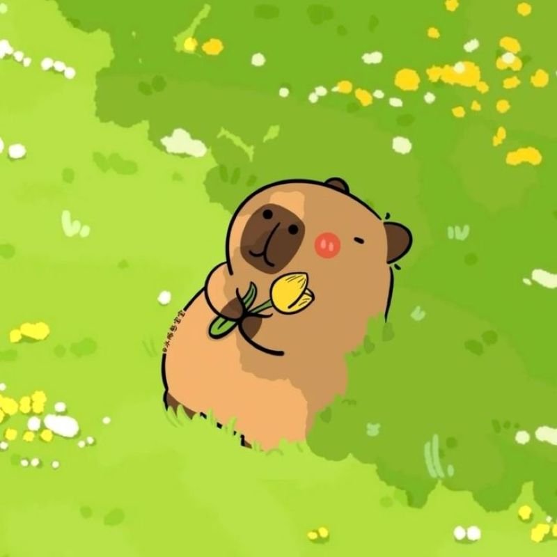 hình ảnh capybara cute anime (1)