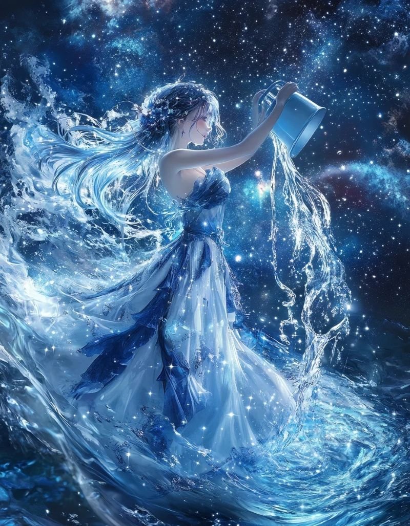 hình ảnh cung bảo bình nữ anime (12)