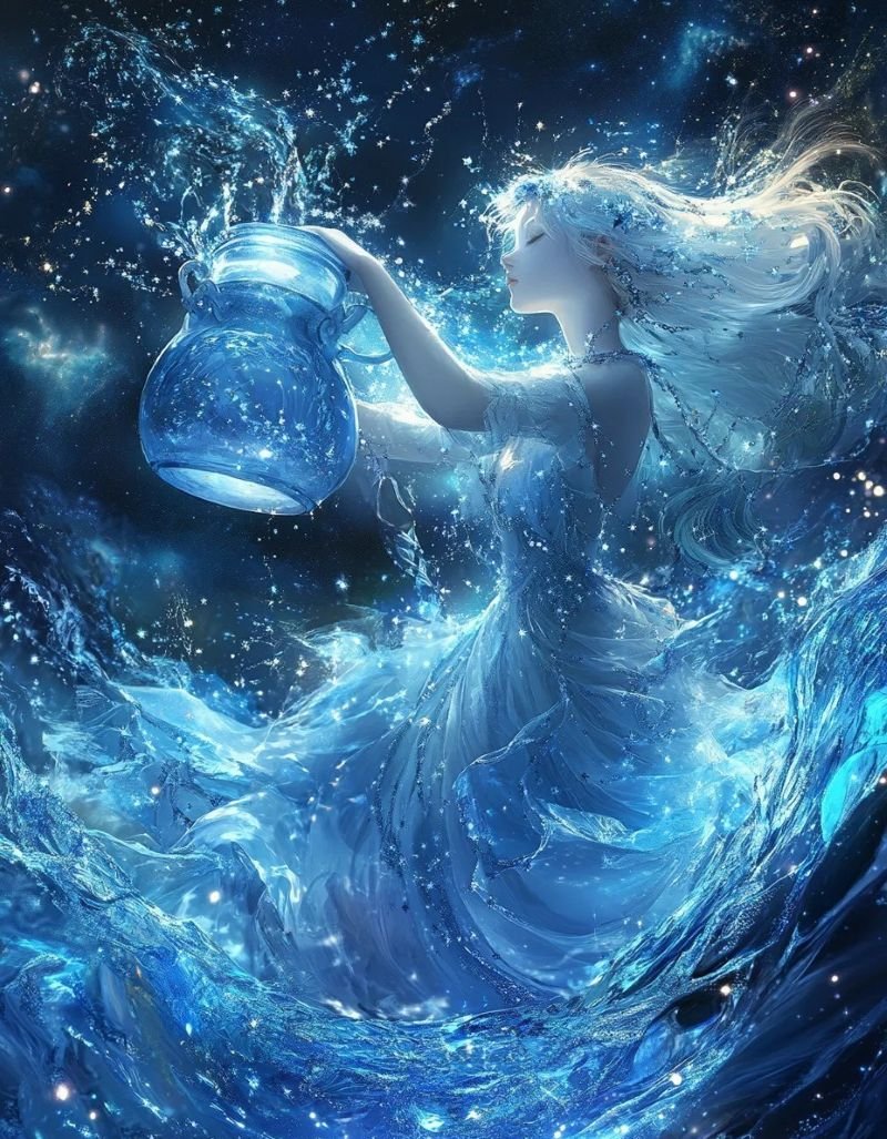 hình ảnh cung bảo bình nữ anime (14)