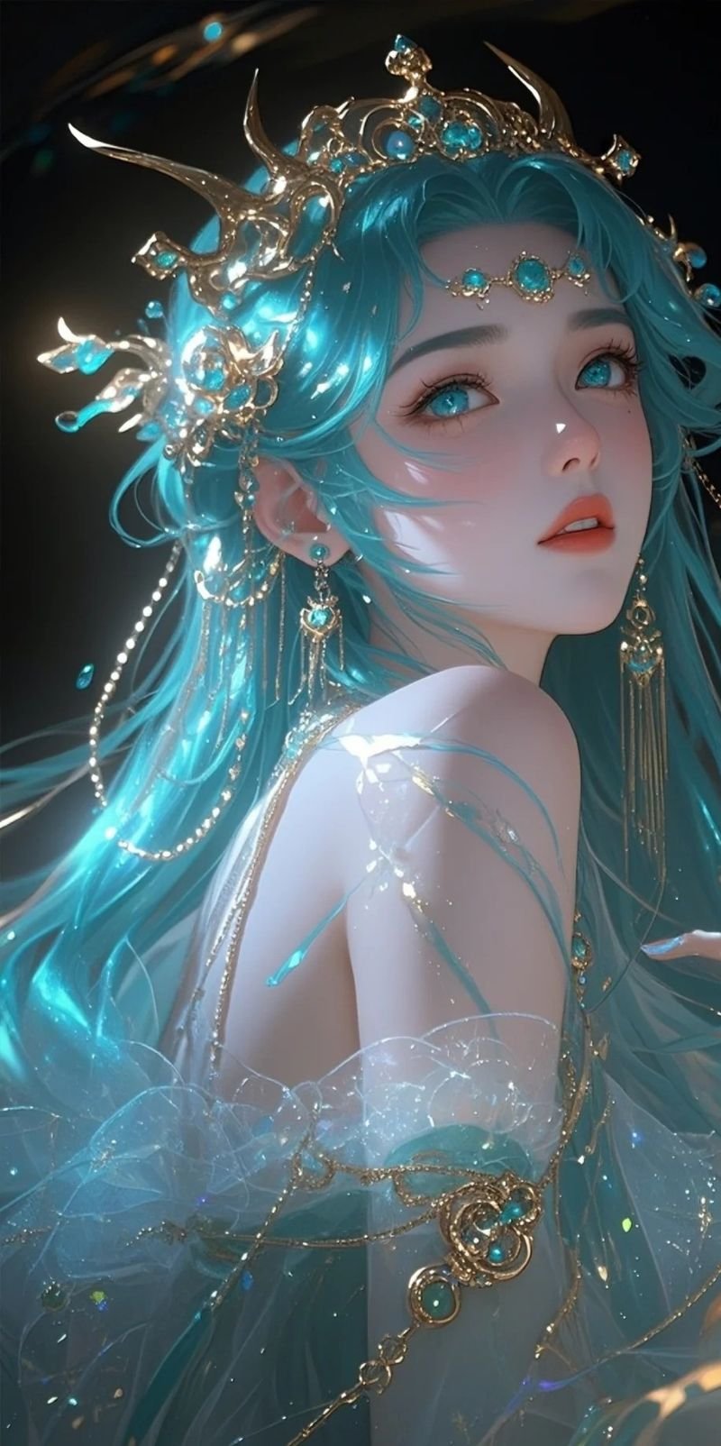 hình ảnh cung bảo bình nữ anime (27)