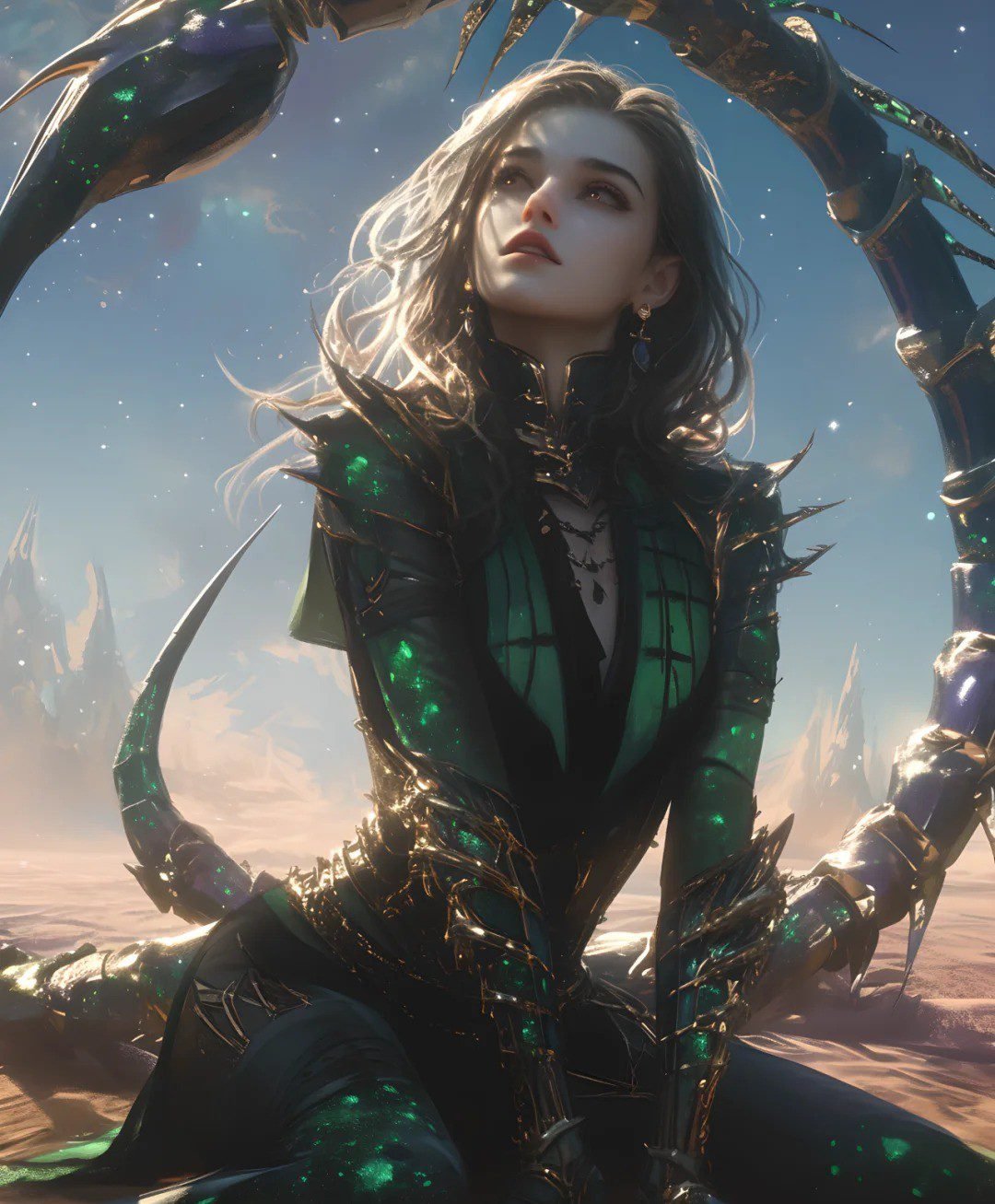 hình ảnh cung bọ cạp nữ anime (3)