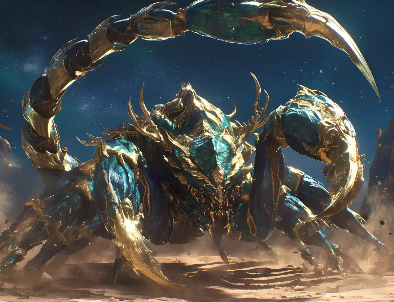 hình ảnh cung bọ cạp nữ anime (4)