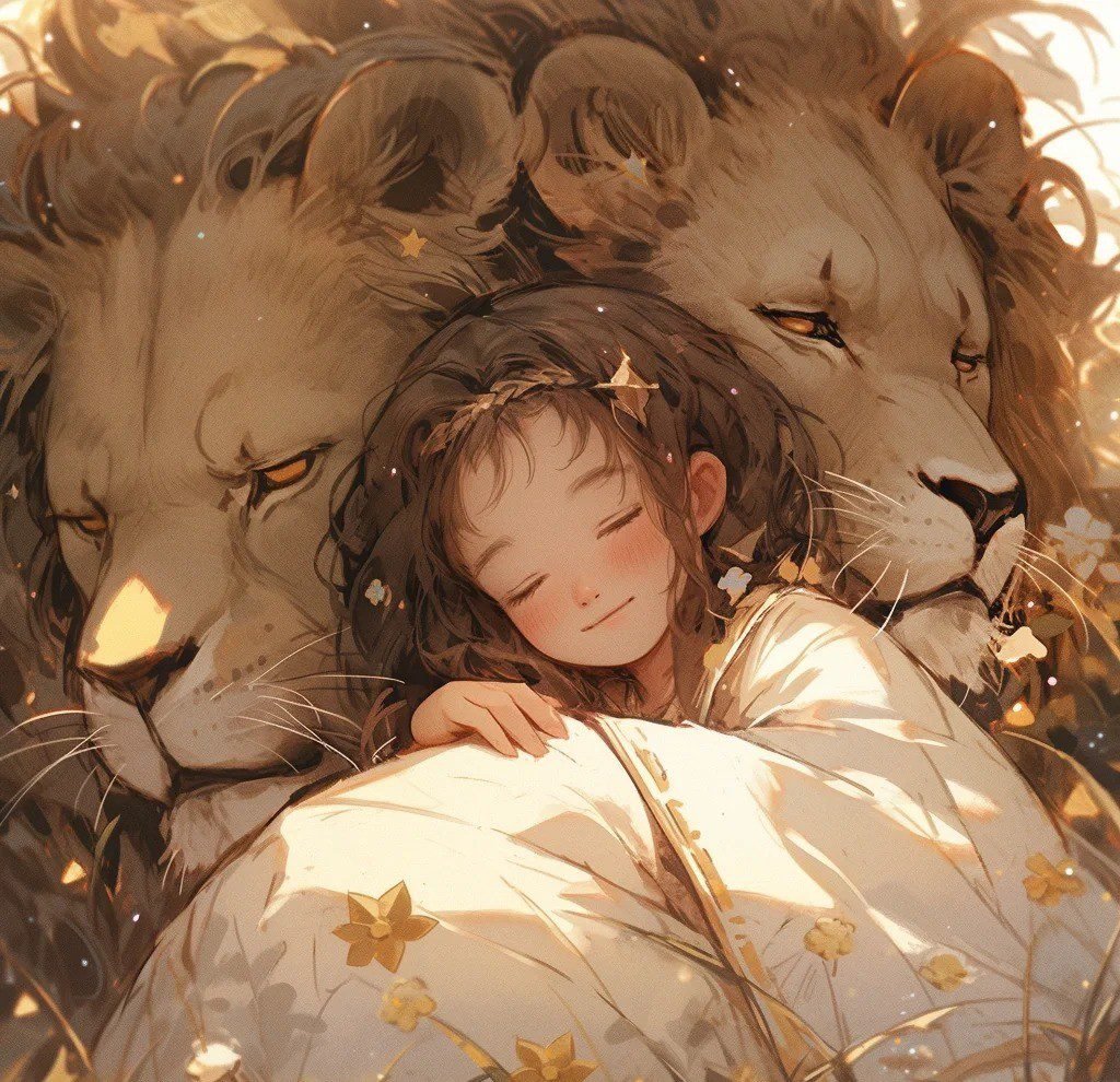 hình ảnh cung sư tử nữ anime (13)