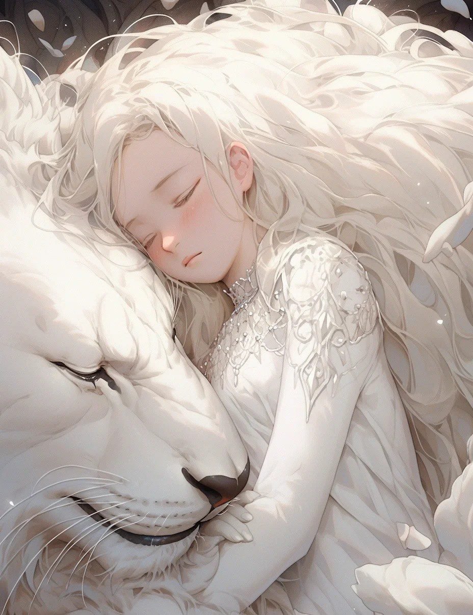 hình ảnh cung sư tử nữ anime (28)