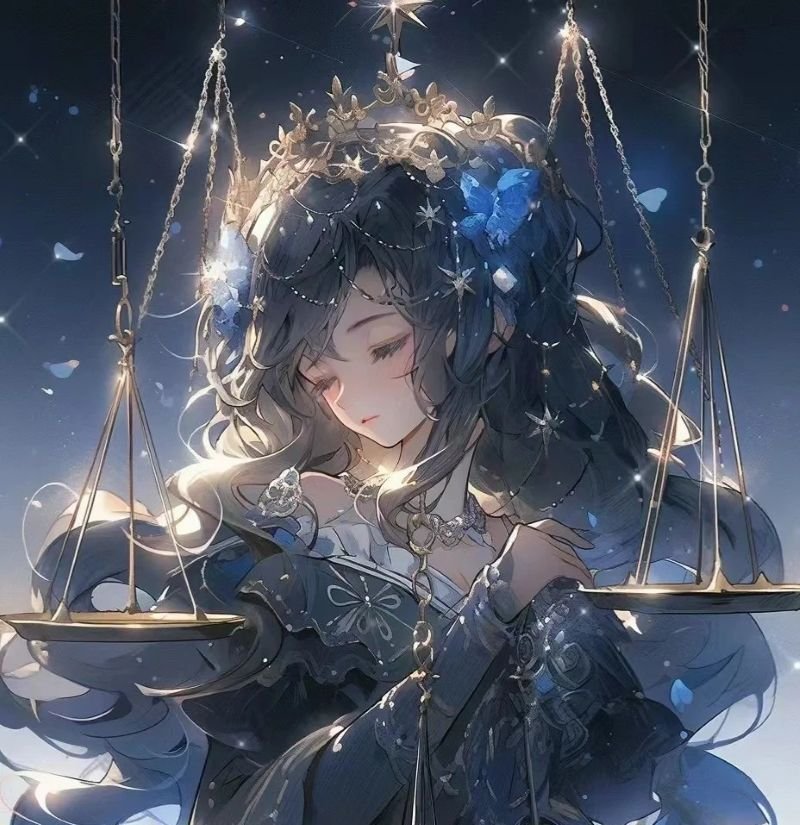 hình ảnh cung thiên bình nữ anime (1)