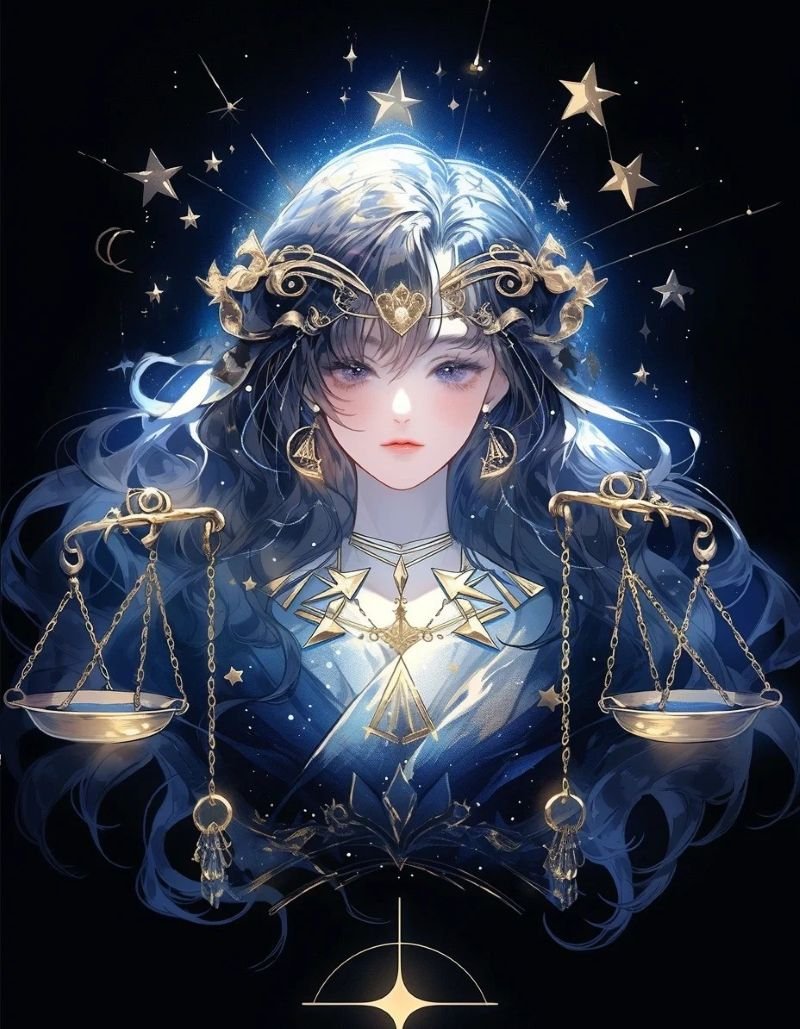 hình ảnh cung thiên bình nữ anime (12)